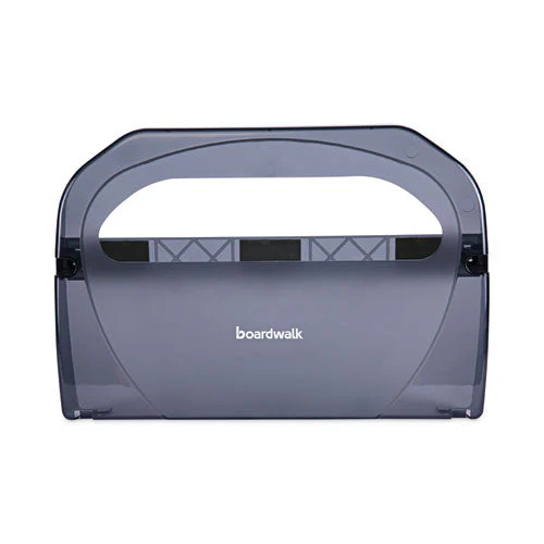 Toilet Seat Cover Dispenser, 17.25 X 3.13 X 11.75, Smoke Black - Image 1