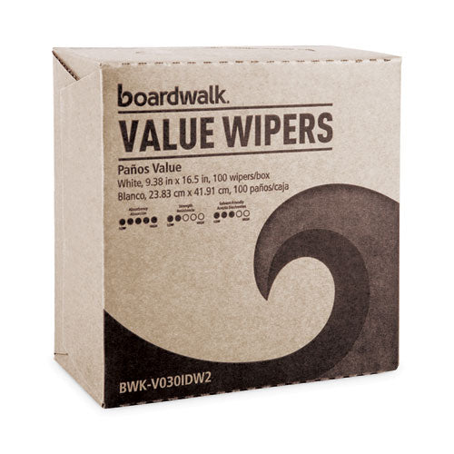 Drc Wipers, 9.33 X 16.5, White, 100 Dispenser Packs, 9 Dispenser Packs/carton - Image 1