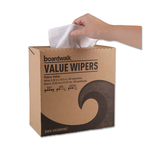 Drc Wipers, 9.33 X 16.5, White, 100 Dispenser Packs, 9 Dispenser Packs/carton - Image 3