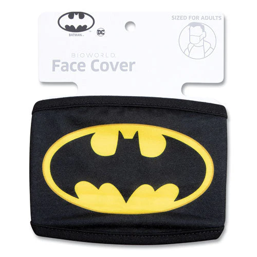 Cloth Face Mask, Batman Logo Print, Cotton/polyester/spandex, Adult - Image 2