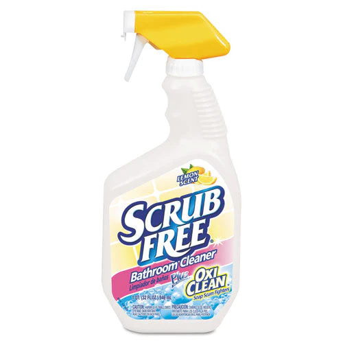 Scrub Free Soap Scum Remover, Lemon, 32 Oz Spray Bottle, 8/carton - Image 1