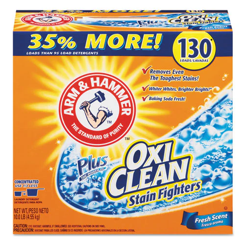Power Of Oxiclean Powder Detergent, Fresh, 9.92 Lb Box, 3/carton - Image 1