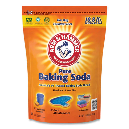 Baking Soda, 10.8 Lb Bag, 4/carton - Image 1