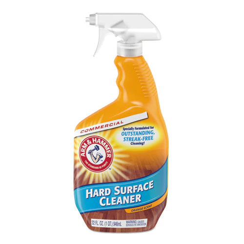 Hard Surface Cleaner, Orange Scent, 32 Oz Trigger Spray Bottle, 6/ct - Image 1