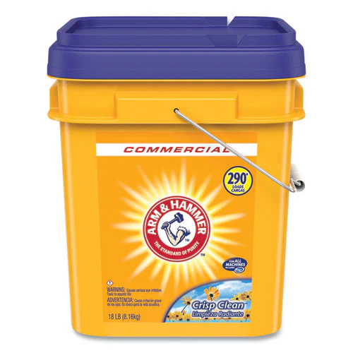 Powder Laundry Detergent, Crisp Clean, 18 Lb Pail - Image 1
