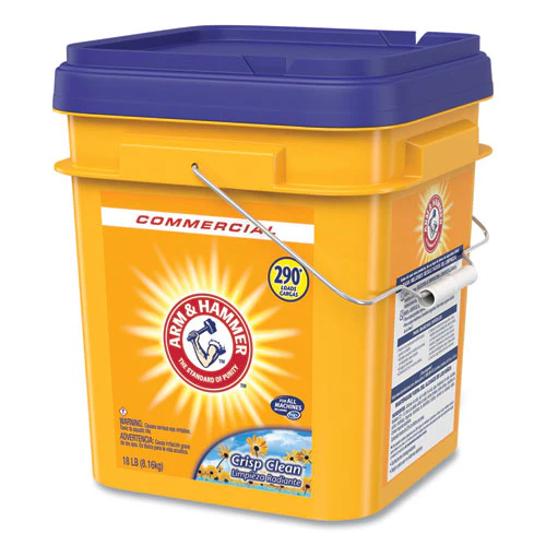Powder Laundry Detergent, Crisp Clean, 18 Lb Pail - Image 2