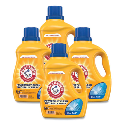 Dual He Clean-burst Liquid Laundry Detergent, 105 Oz Bottle, 4/carton - Image 1