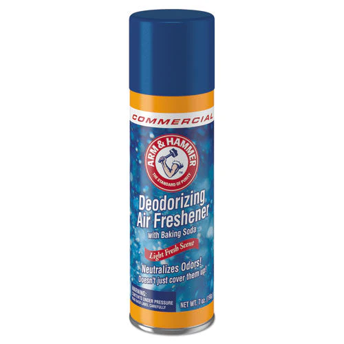Baking Soda Air Freshener, Light Fresh, 7 Oz Aerosol Spray, 12/carton - Image 1