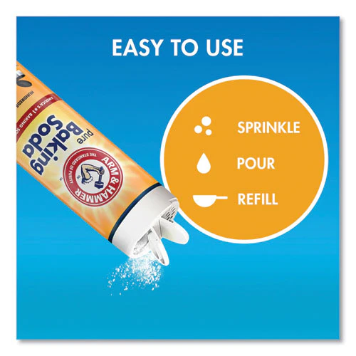 Baking Soda, 12 Oz Refillable Shaker Canister, 6/carton - Image 2