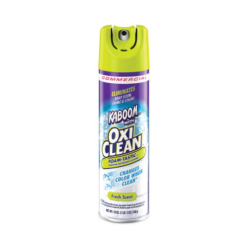 Foamtastic Bathroom Cleaner, Fresh Scent, 19 Oz Spray Can, 8/carton - Image 1