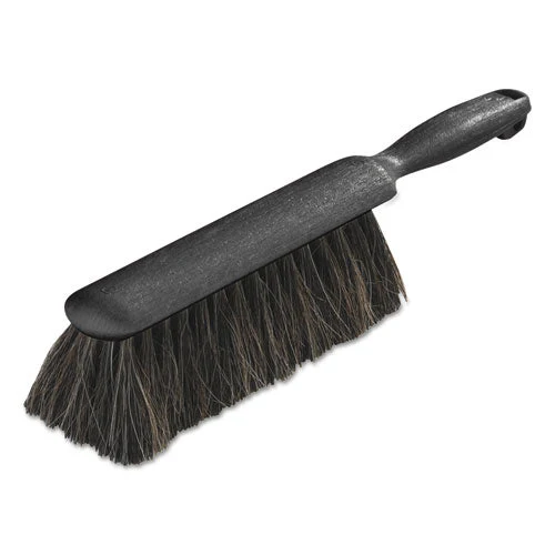 Counter/radiator Brush, Black Horsehair Blend Bristles, 8" Brush, 5" Black Handle - Image 1