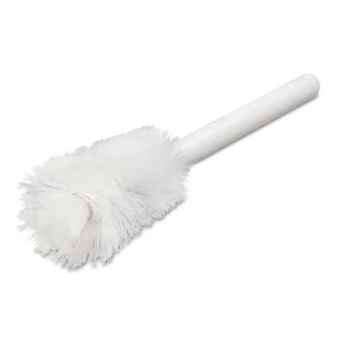 Sparta Handle Bottle Brush, Pint, White Polyester Bristles, 4.5″ Brush, 7.5″ White Plastic Handle