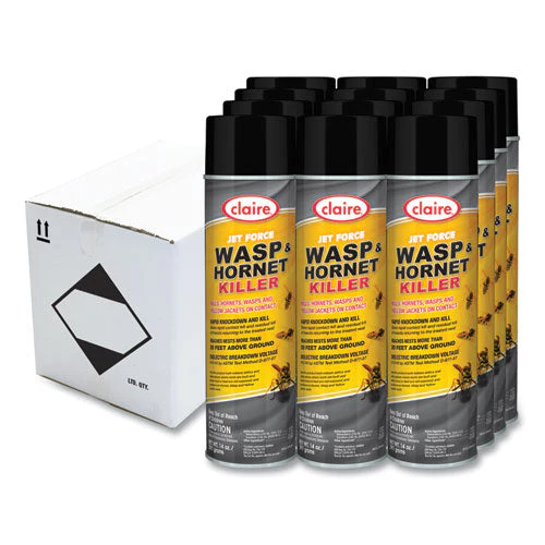 Jet Force Wasp & Hornet Killer, 14 Oz Aerosol Spray, 12/carton - Image 1