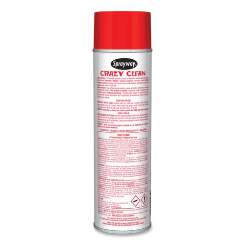 Crazy Clean All Purpose Cleaner, Floral Scent, 19 Oz Aerosol Spray, Dozen - Image 3