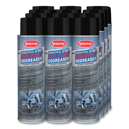 C-60 Industrial Solvent Degreaser, 20 Oz, Dozen - Image 3