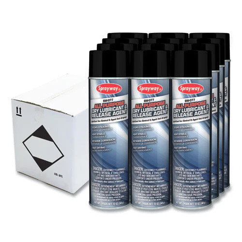 All Purpose Dry Lubricant And Release Agent, 12 Oz, Dozen - Image 1