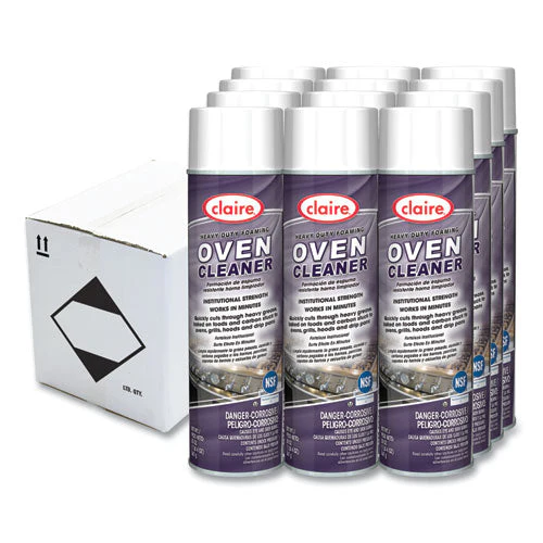 Heavy Duty Foaming Oven Cleaner, 20 Oz Aerosol Spray, 12/carton - Image 1