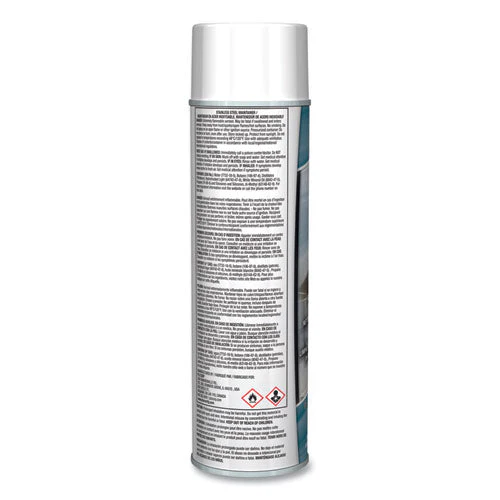Stainless Steel Maintainer, Lemon Scent, 16 Oz Aerosol Spray, Dozen - Image 2