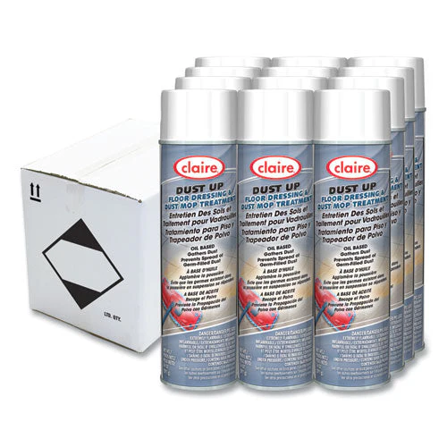 Dust Up Floor Dressing And Dust Mop Treatment, Lemon Scent, 14 Oz Aerosol Spray, Dozen - Image 1