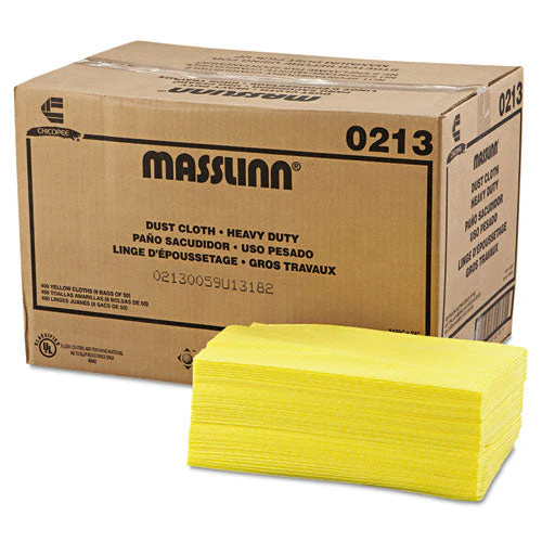 Masslinn Dust Cloths, 1-ply, 16 X 24, Unscented, Yellow, 50/pack, 8 Packs/carton - Image 2