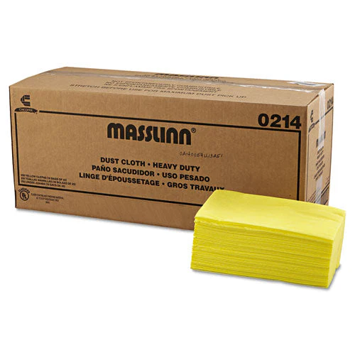 Masslinn Dust Cloths, 1-ply, 24 X 40, Unscented, Yellow, 25/bag, 10 Bags/carton - Image 2