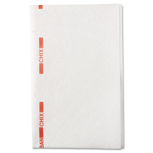 Food Service Towels, Cotton, 13 X 21, White/red, 150/carton - Image 3
