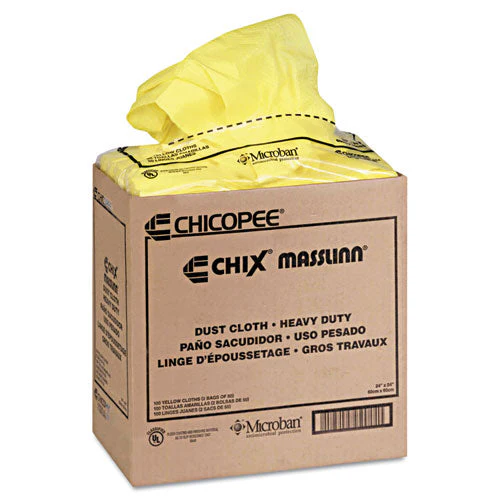 Masslinn Dust Cloths, 1-ply, 24 X 24, Unscented, Yellow, 30/bag, 5 Bags/carton - Image 2