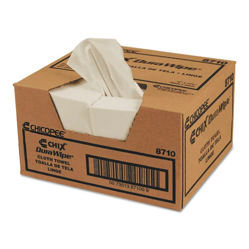 Veraclean Critical Cleaning Wipes, Smooth Texture, 1/4 Fold, 1-ply, 12 X 13, Unscented, White, 400/carton - Image 1
