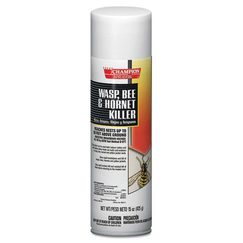 Champion Sprayon Wasp, Bee And Hornet Killer, 15 Oz Aerosol Spray, 12/carton - Image 1