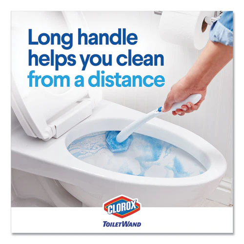 Toiletwand Disposable Toilet Cleaning System: Handle, Caddy And Refills, White - Image 2