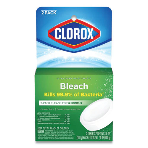 Automatic Toilet Bowl Cleaner, 3.5 Oz Tablet, 2/pack, 6 Packs/carton - Image 1