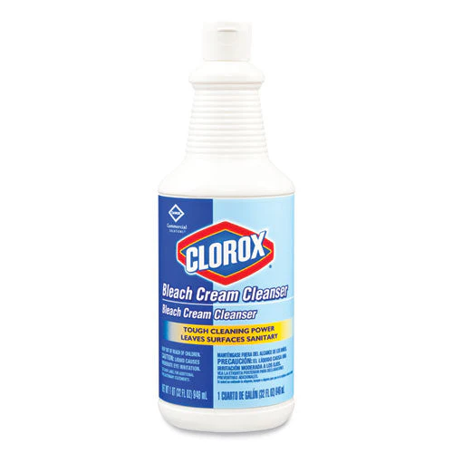 Bleach Cream Cleanser, Fresh Scent, 32 Oz Bottle, 8/carton - Image 2