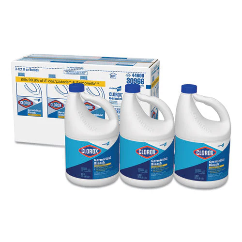 Concentrated Germicidal Bleach, Regular, 121 Oz Bottle, 3/carton - Image 1