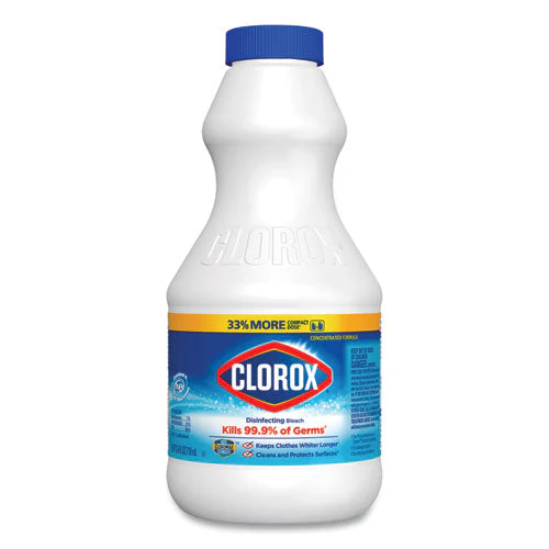 Regular Bleach With Cloromax Technology, 24 Oz Bottle, 12/carton - Image 1