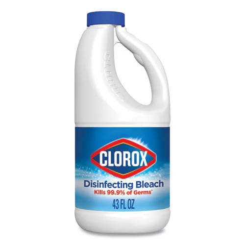 Regular Bleach With Cloromax Technology, 43 Oz Bottle, 6/carton - Image 2