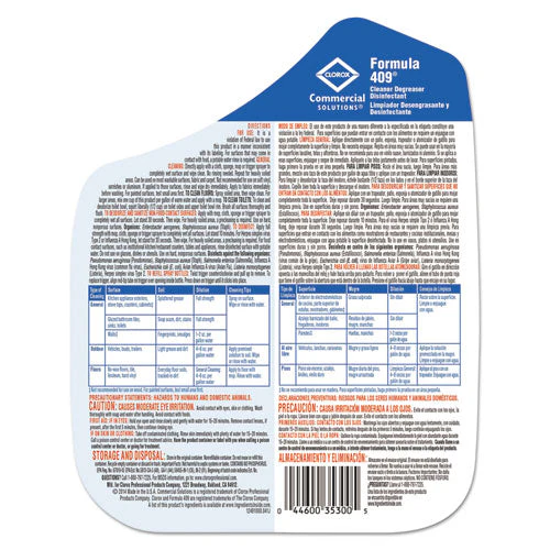 Cleaner Degreaser Disinfectant, 128 Oz Refill - Image 3