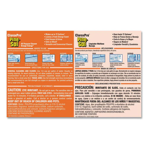 All Purpose Cleaner, Orange Energy, 144 Oz Bottle - Image 2
