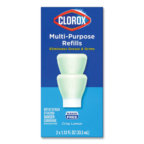 Clorox Multipurpose Degreaser Cleaner Refill Pods, Crisp Lemon Scent, 2 Pods/box, 8 Boxes/carton - Image 3