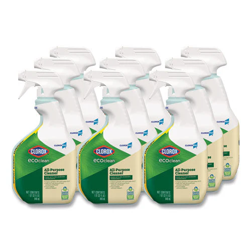 Clorox Pro Ecoclean All-purpose Cleaner, Unscented, 32 Oz Spray Bottle, 9/carton - Image 1