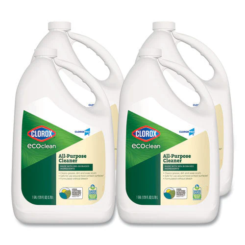 Clorox Pro Ecoclean All-purpose Cleaner, Unscented, 128 Oz Bottle, 4/carton - Image 1