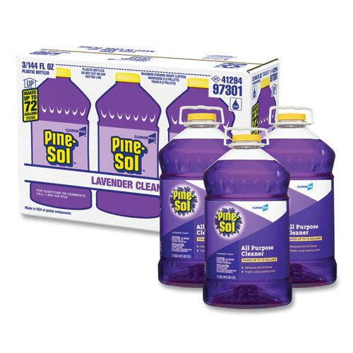 All Purpose Cleaner, Lavender Clean, 144 Oz Bottle, 3/carton - Image 1