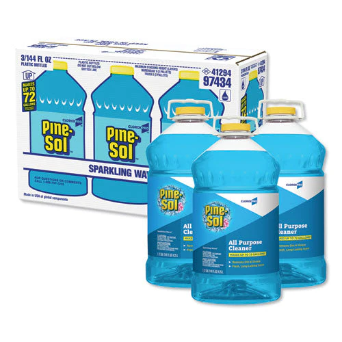 All Purpose Cleaner, Sparkling Wave, 144 Oz Bottle, 3/carton - Image 1