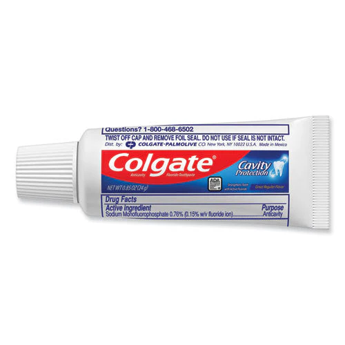 Toothpaste, Personal Size, 0.85 Oz Tube, Unboxed, 240/carton - Image 1