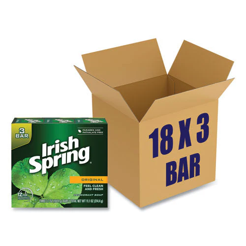 Bar Soap, Clean Fresh Scent, 3.75 Oz, 3 Bars/pack, 18 Packs/carton - Image 3