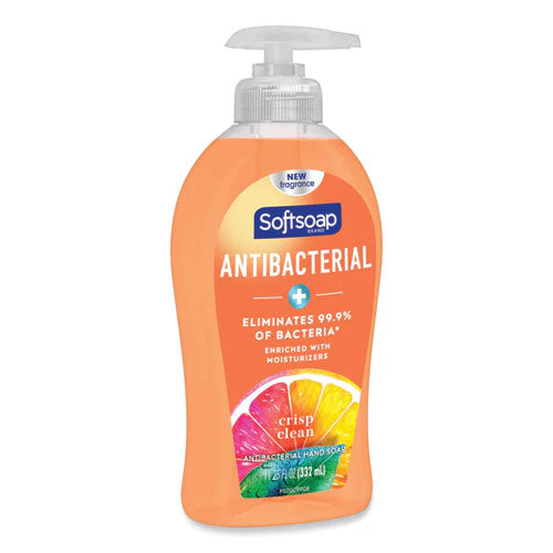 Antibacterial Hand Soap, Crisp Clean, 11.25 Oz Pump Bottle, 6/carton - Image 2