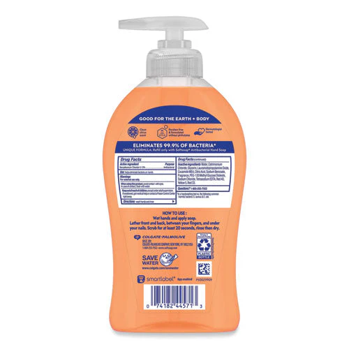 Antibacterial Hand Soap, Crisp Clean, 11.25 Oz Pump Bottle, 6/carton - Image 3