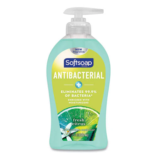 Antibacterial Hand Soap, Fresh Citrus, 11.25 Oz Pump Bottle, 6/carton - Image 1