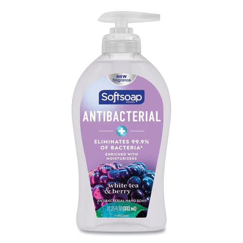 Antibacterial Hand Soap, White Tea And Berry Fusion, 11.25 Oz Pump Bottle, 6/carton - Image 1