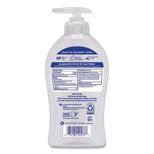 Antibacterial Hand Soap, White Tea And Berry Fusion, 11.25 Oz Pump Bottle, 6/carton - Image 3