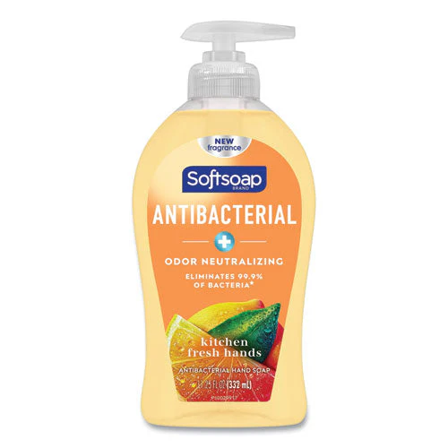 Antibacterial Hand Soap, Citrus, 11.25 Oz Pump Bottle, 6/carton - Image 1